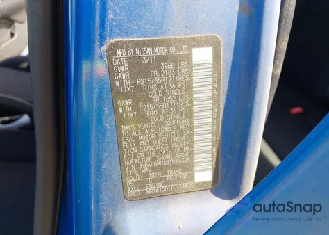 2011 Nissan Juke S из США, поврежденный, VIN JN8AF5MRXBT014325